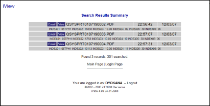  iView Search Results 